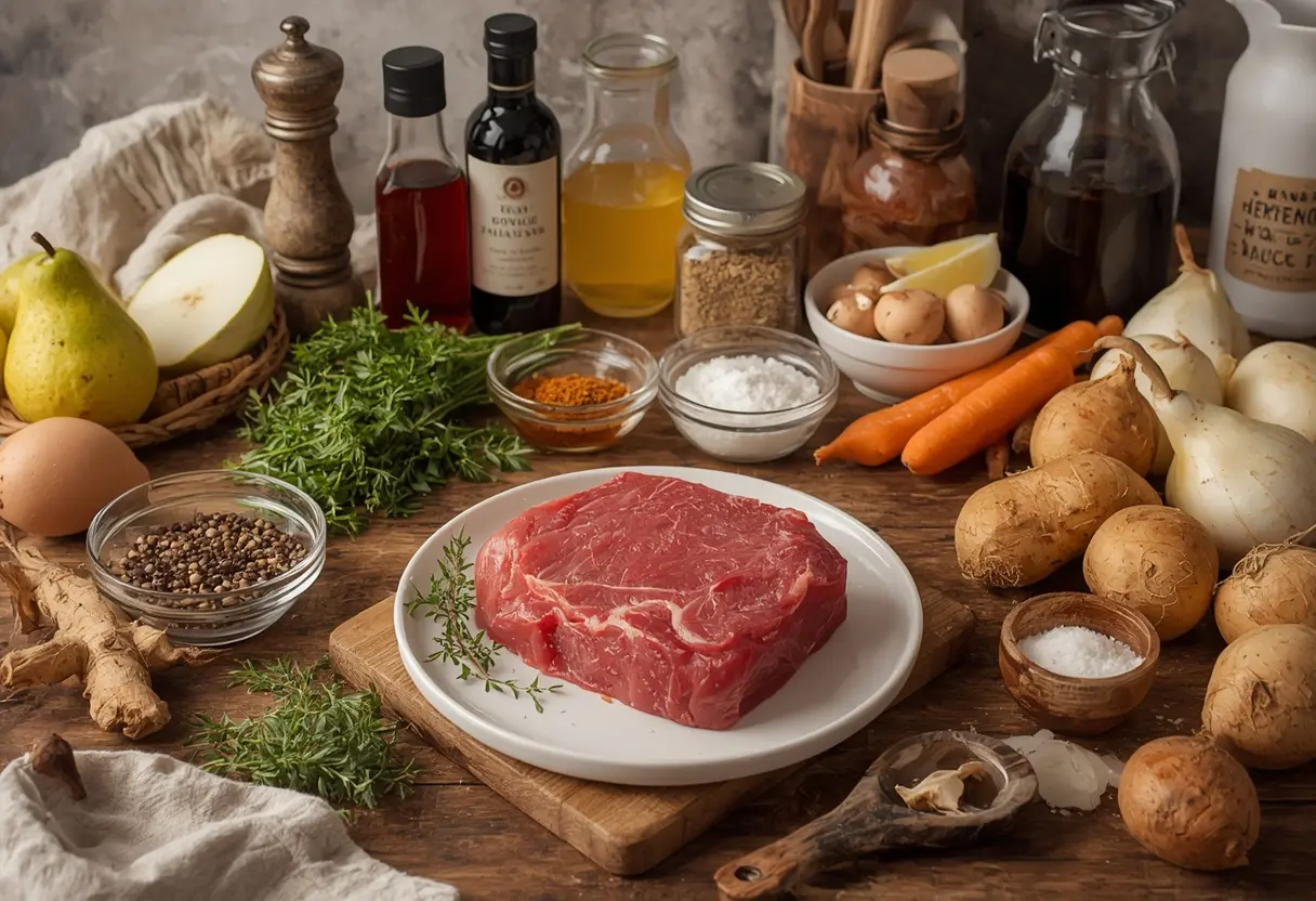 Ingredients for Meat Sauce