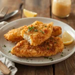 Delicious Perfect Fried Fish with crispy exterior
