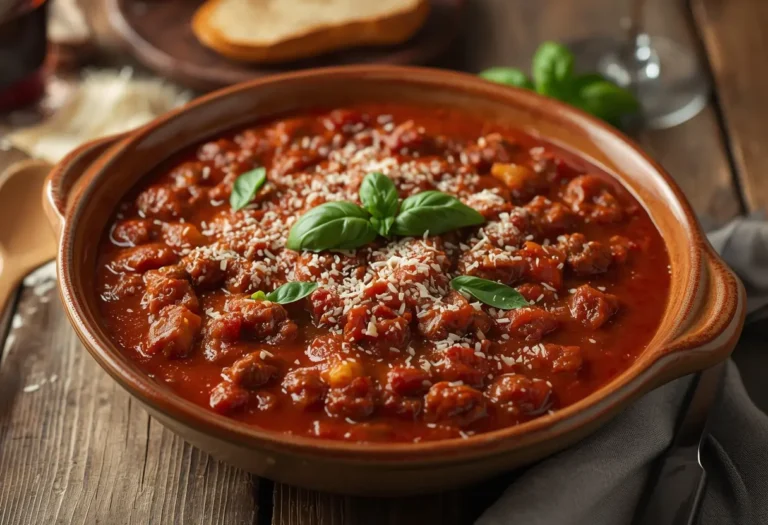 meat sauce recipe with ground beef and tomato sauce