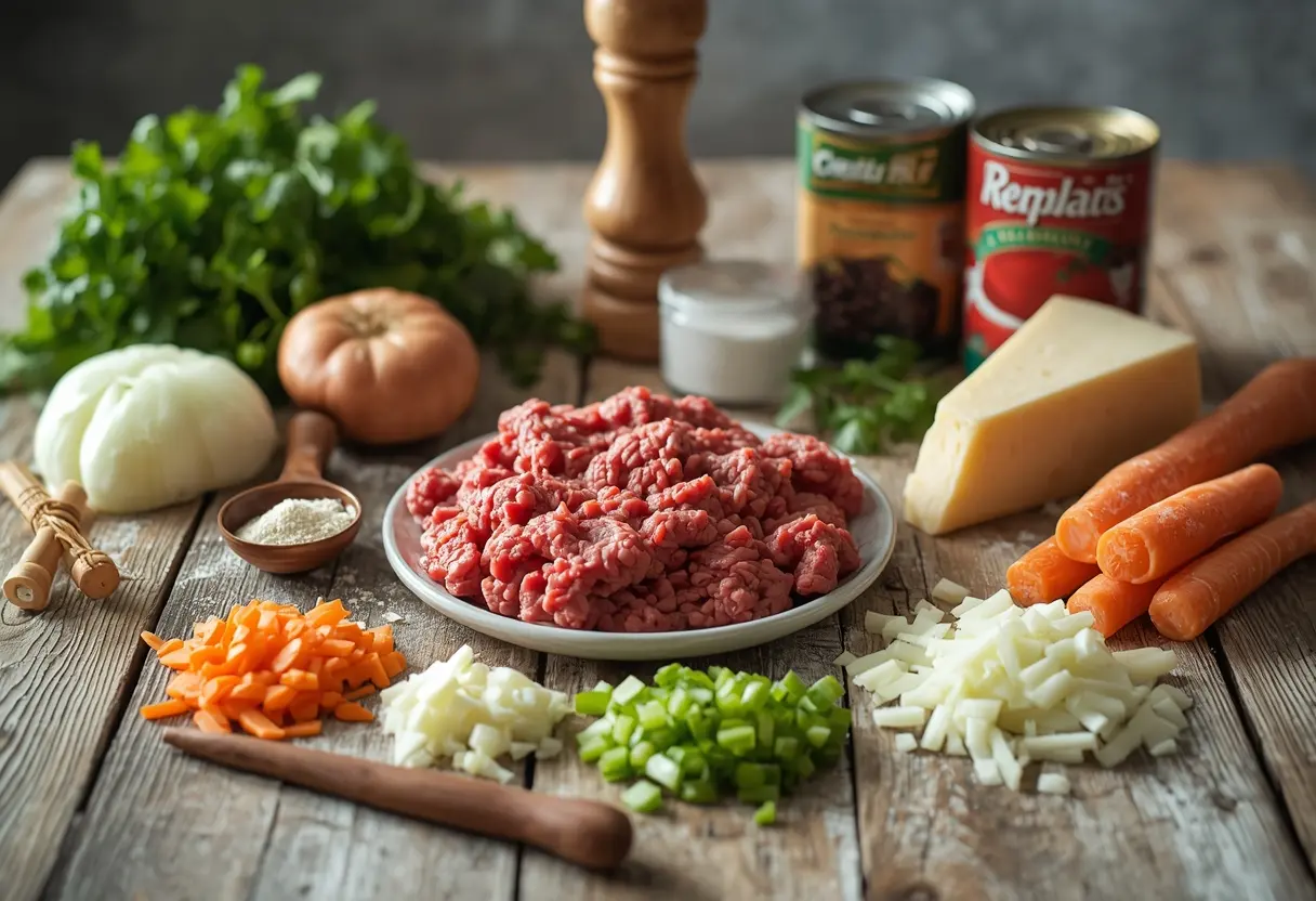 Ingredients for Meat Sauce