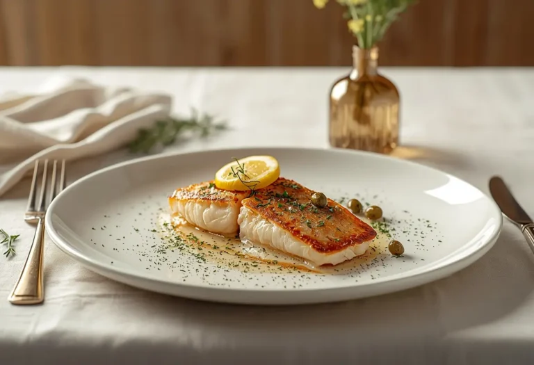 Rock Fish Recipe: Master the Art of Cooking This Delicate White Fish 9 rock fish recipe with lemon and herbs on plate