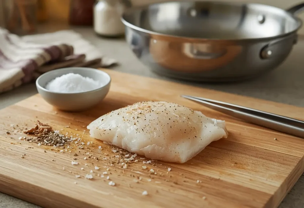 Delicious rock fish recipe step-by-step images to help you cook a mouth-watering seafood dish at home