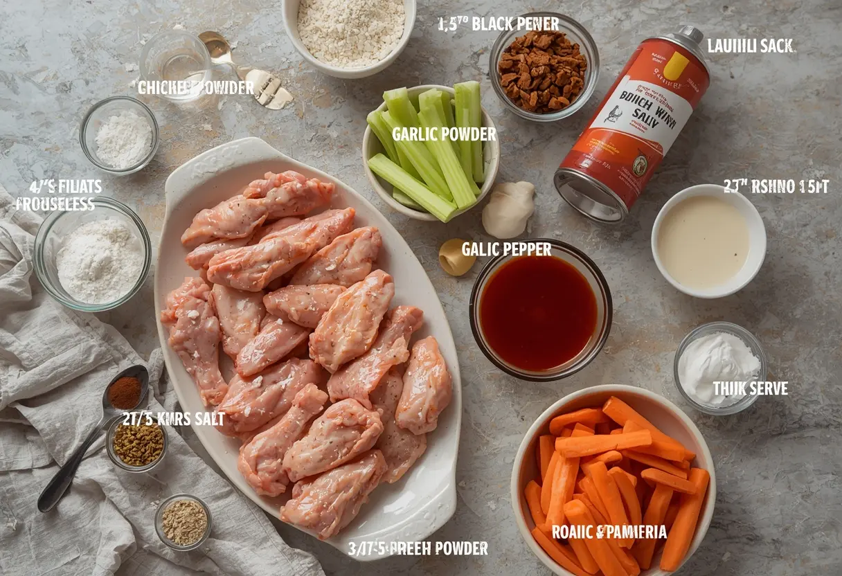 best Crispy Air Fryer Chicken Wings Recipe 7 Recipe Ingredients