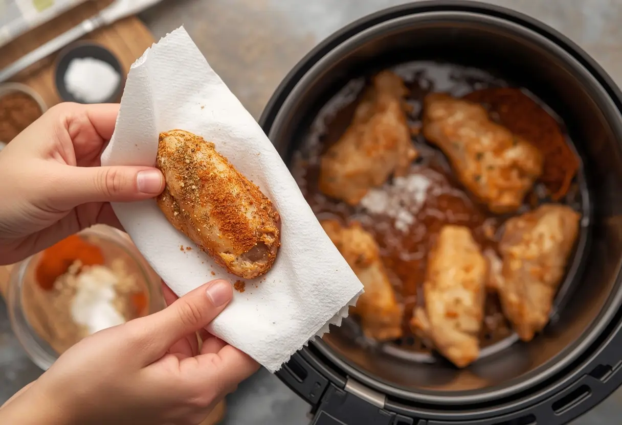best Crispy Air Fryer Chicken Wings Recipe 8 Step by Step Preparation Guide