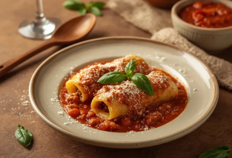 manicotti recipe with meat