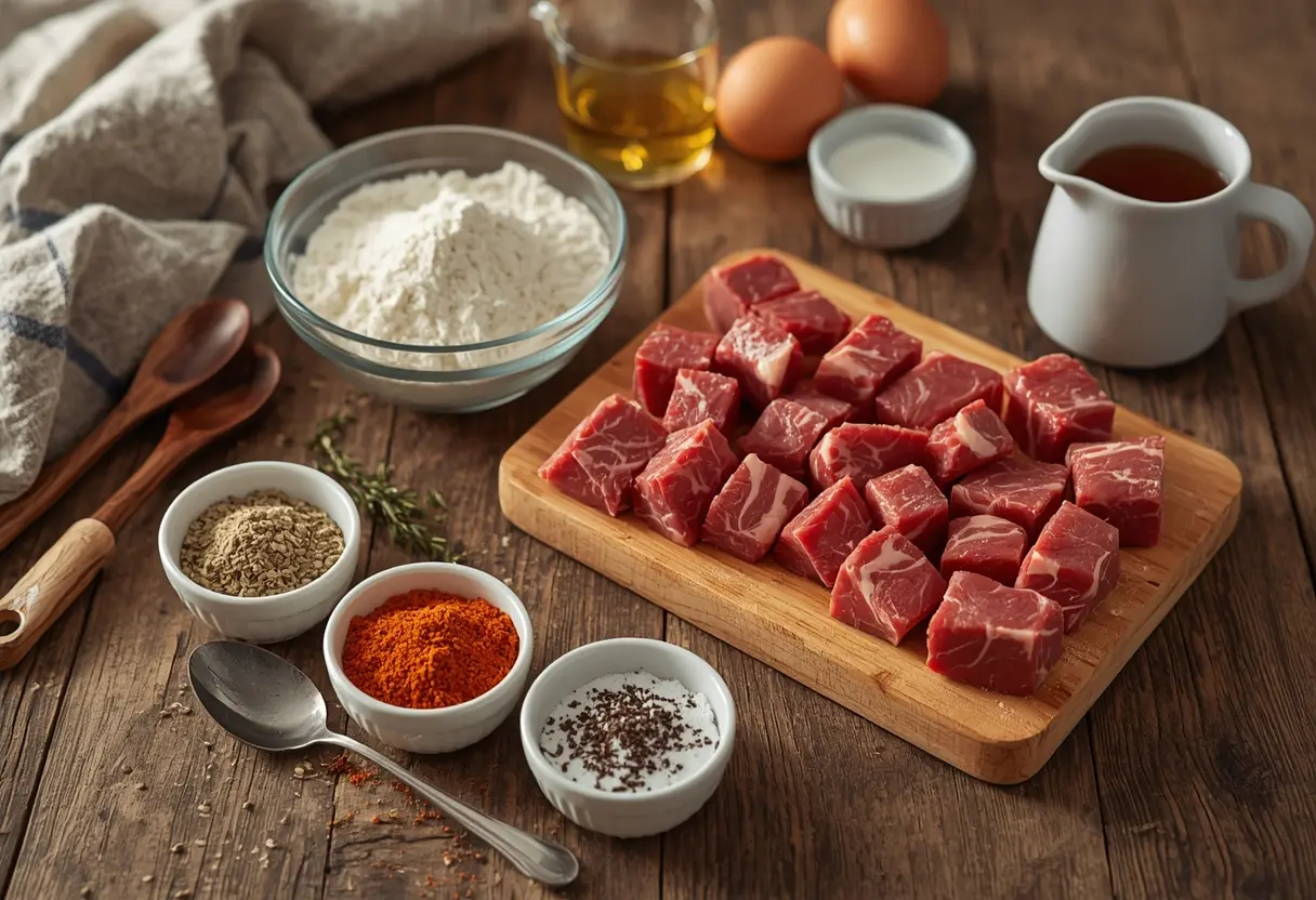 Cube Steak Deer Meat Recipes: Tender & Flavorful Venison Dishes 2 Recipe Ingredients