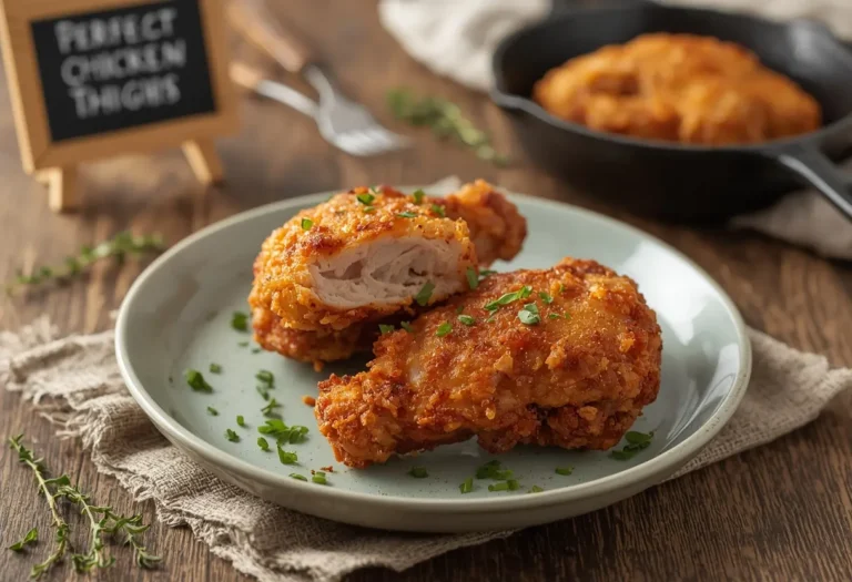 fried chicken thighs recipe