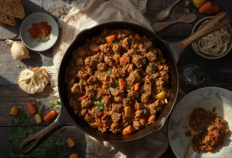 hamburger meat and rice recipes