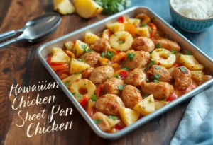hawaiian chicken sheet pan recipe