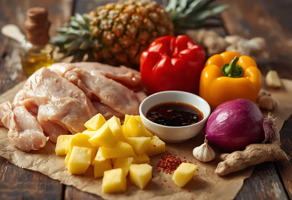 Hawaiian Chicken Sheet Pan Recipe: Easy Tropical Dinner Ready in 30 Minutes 2 Recipe Ingredients