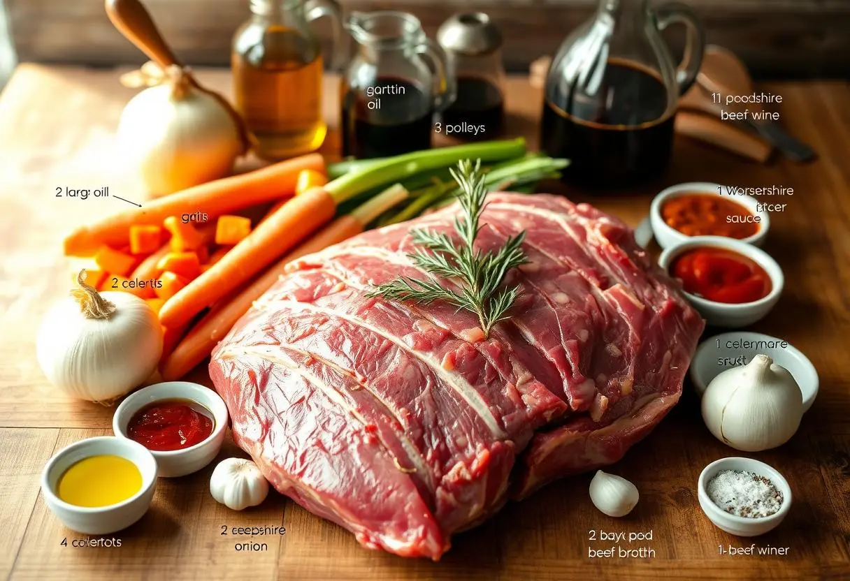 Tender Crockpot Deer Meat Recipe: Melt-in-Your-Mouth Venison (Easy Method) 7 Recipe Ingredients