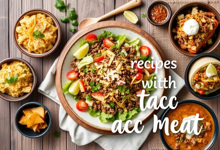 10 Delicious Recipes with Taco Meat: Creative Ways to Use Your Favorite Mexican-Inspired Protein 6 recipes with taco meat