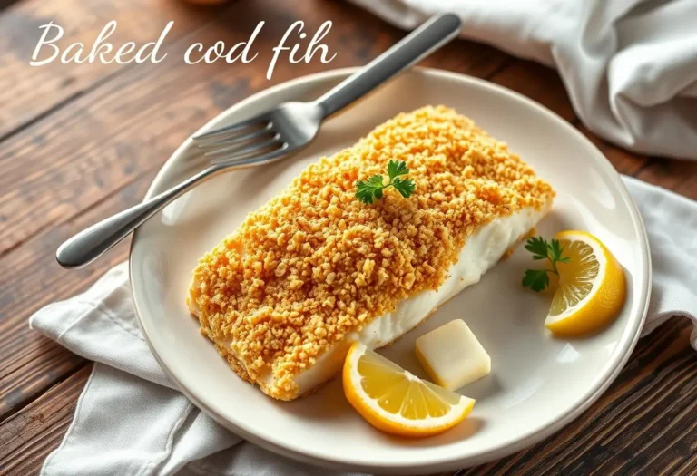 baked cod fish recipes with panko