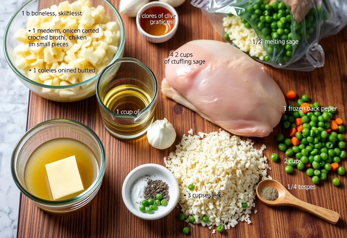 Delicious Crockpot Chicken and Stuffing Recipe 7 Recipe Ingredients